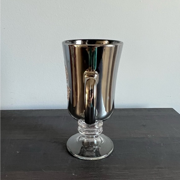 DISNEY WORLD Epcot Center Etched Mirrored Glass Mug/Goblet - Picture 2 of 8